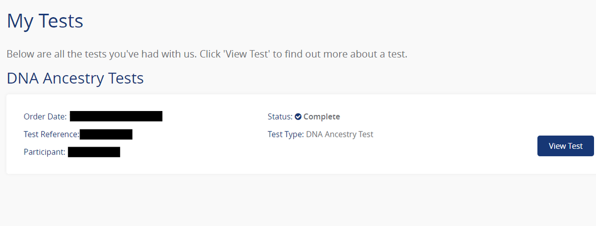 DNA Test Results