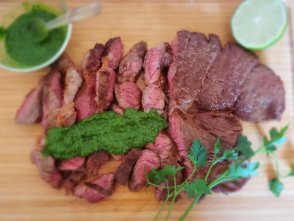 グリルステーキ チミチュリソース添え レシピ