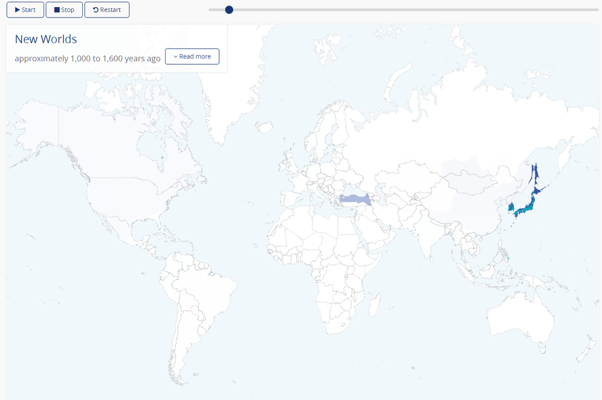 DNA Test Family History Map