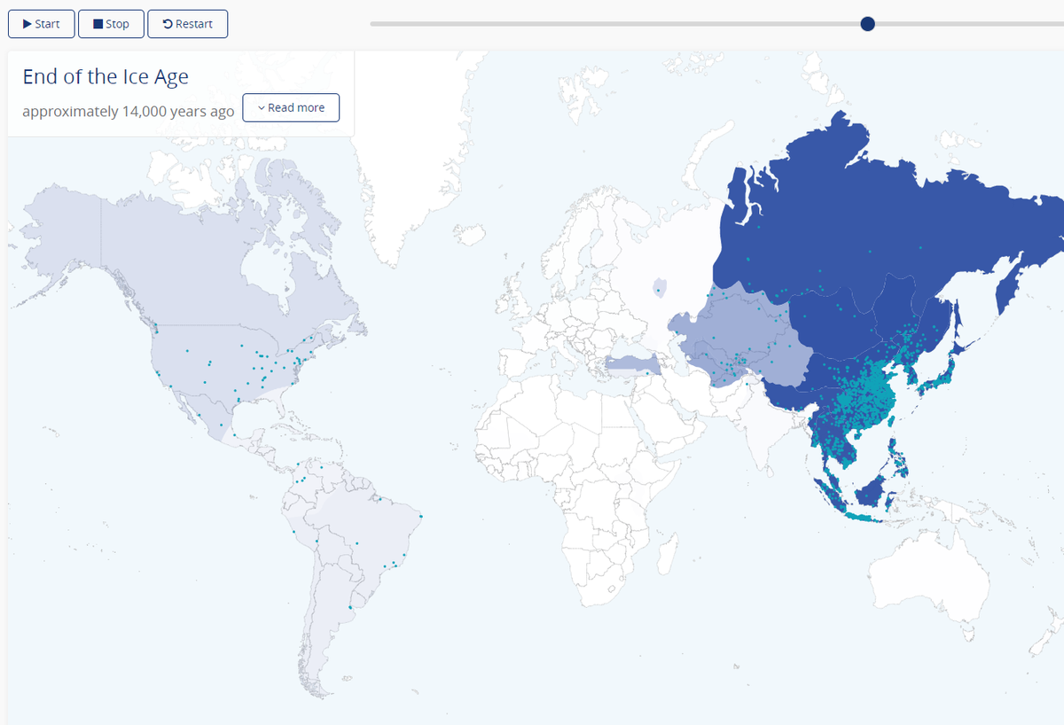 DNA Test Family History Map 2