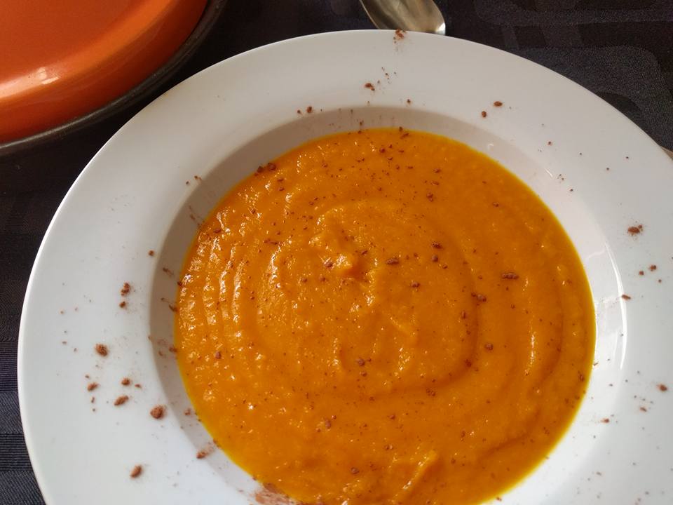 carrot and pumpkin soup 2