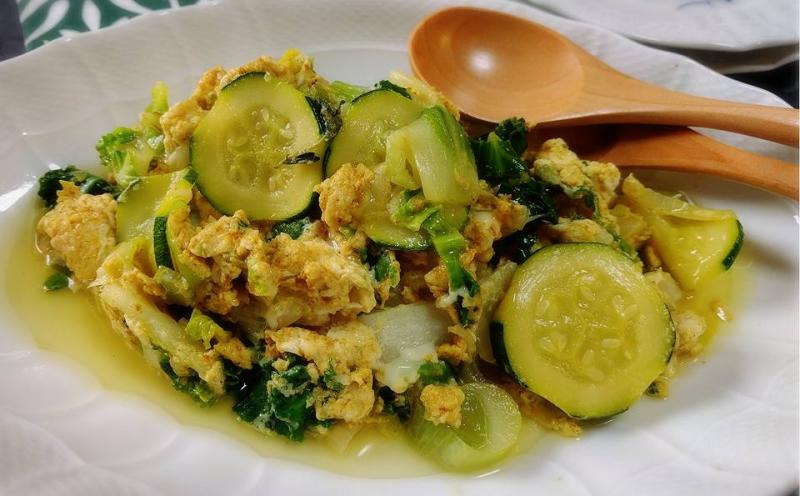 野菜の白身卵とじ　カレー風味 ～geefee レシピ～